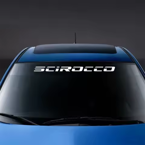 Car Front Windshield Sticker For Volkswagen VW Scirocco R GTI