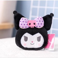 Kuromi head zip pouch