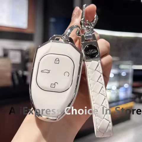 TPU Key Fob Cover Car Keychain for Trumpchi GAC 2021 Empow J11 J12 J13 J14 J15 J16 GS8 Protector Acc