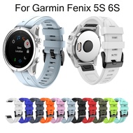 [HOT JUXXKWIHGWH 514] สร้อยข้อมือ Silicagel 20มม. สายรัดข้อมือสำหรับ Garmin Fenix 5S Plus 6S 7S Smart Watch Band Easy Fit Quick Release เข็มขัดสายรัดข้อมือ