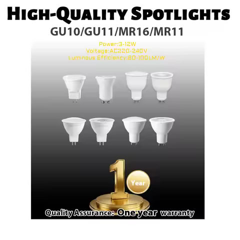 4Pack MR11 GU11 LED Spot Light Bulb 35mm Diameter AC 220V 3W MR11 GU4 GU10 GU5.3 Lamp Bright Mini CO
