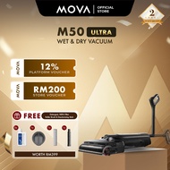 MOVA M50 Ultra Wet Dry Floor Washer & Vacuum Cleaner | First Foldable Handle | Tri-Edge Cleaning | 1