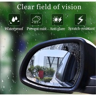 2pc Waterproof CAR Rearview Mirror FILM Sticker/CAR Rearview Mirror Sticker ANTI-FOG CAR Rearview Mirror Protector CAR ANTI FOG ANTI Rain VALIA.CO