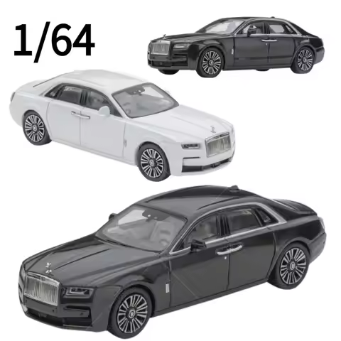 KING MODEL Diecast 1:64 Scale Rolls‑Royce Ghost Alloy Rolls‑Royce Play Vehicles Collectible Model Ca