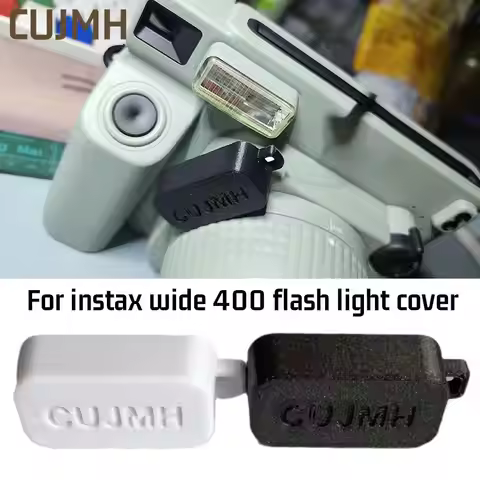 3D Printing Flash Light Protective Cover For Fuji Instax Wide 400 Accurate Scratch-proof Retro Class