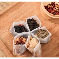 50Pic/set Food-grade drawstring nylon disposable tea bag, tea filtering bag, flower tea tea bag, net