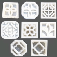 Cetakan Semen Paving Blok 3D Anti Slip Bahan Plastik Ukuran 30x30 X 7c