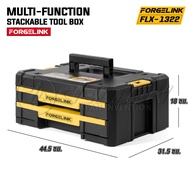 DELTON กล่องเครื่องมือช่าง กล่องเครื่องมือ Combo Kit พร้อมลิ้นชัก 2 ชั้น กล่อง กล่องเก็บเครื่องมือ M