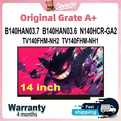 14" Laptop Lcd Screen Monitor Panel Slim B140HAN03.7 B140HAN03.6 N140HCR GA2 TV140FHM NH2 TV140FHM N