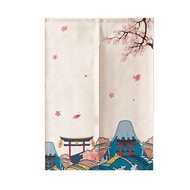 Japanese style door curtain cloth art home decoration restaurant partition curtain magnetic suction door curtain kitchen lovely