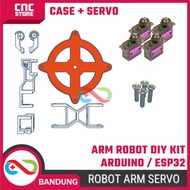 ARM Robot DIY Kit Robot ARM Case + 4 Servo MG90