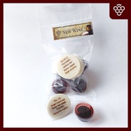 Church Communion Wine Cup + Large Verse Host Contents 5 & 10