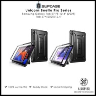 SUPCASE Unicorn Beetle Pro Series Case Designed for Samsung Galaxy Tab S7 Plus (2020) / S8 Plus (2022) 12.4 inch, with B