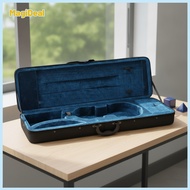 MagiDeal Velvet-Lined-Lined Violin Case with Foam Structure Rectangular Violin Case Zippered Portabl