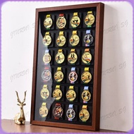 Solid Wood Marathon Medal Display Photo Frame Three-Dimensional Hollow Medal Storage Box Anti-Oxidat