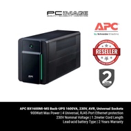 APC BX1600MI-MS Back-UPS 1600VA, 230V, AVR, Universal Sockets