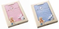 奇哥比得兔幼兒四季毯 棉毯 涼被 藍色.粉色粉紅色 彼得兔Peter Rabbit 台灣製造