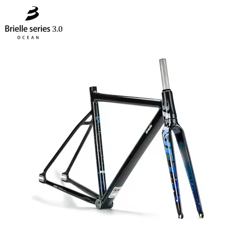 BJ cycle Bennetti Brielle All-terrain Fixedgear Frame Aluminum Alloy gravel Fixie Frame Single Speed