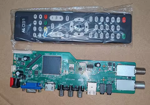 RR52C.04A Support Digital Signal DVB-S2 DVB-C DVB-T2/T ATV Universal LCD Driver Board Dual USB play 