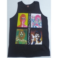[Mr.17] The Beatles The Orchestra Thai Version Imported Metal Rock Punk Vest Sleeveless Hang Ga Blac