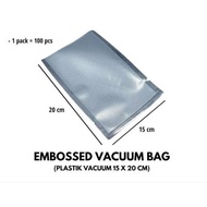 [100Pcs] 15X20 EMBOSSED VACUUM PLASTIC 15X20 EMBOSSED PLASTIC VACUUM/