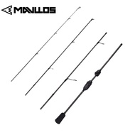 Mavllos Resolute  4 section rods Carbon Bass Fishing Spinning Rod Lure 0.8-7g Line 2-6lb Toray 30T S
