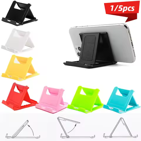 Phone Holder Desk Stand For Your Mobile Phone Tripod Bracket Plastic Foldable Support For IPhone IPa