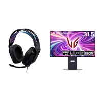 【セット買い】 Logicool G ゲーミングヘッドセット G335BK + 【VGP 2025 ゲーミング大賞/金賞】LG ゲーミングモニター UltraGear OLED 32GS95UV-B 