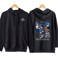 YAMADA RYO infinite jumper hoodie jacket - BOCCHI THE ROCK Cotton fleece material