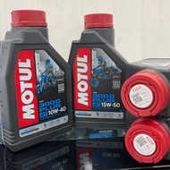 MOTUL 3000 PLUS 10W40 / 15W50 ENGINE LUBRICANTS MINYAK HITAM 4T MOTOR 4-STROKE ENGINE OIL 1 LITER 15W-50 10W-40