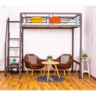 Loft Bed single queen steel bed frame easy installation [Free Shipping to WM]