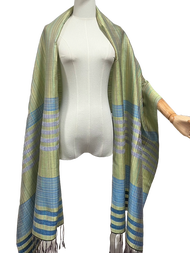 ผ้าคลุมไหล่ไหมแท้ 100% ระหัส KP1 ผ้าทอมือ มอบเป็นของขวัญของฝากก็น่ารักทุกโอกาส สินค้าพร้อมจัดส่ง แถม