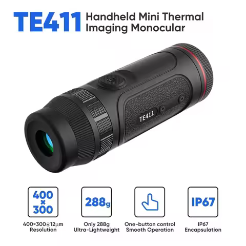 Guide Thermal Monocular Hunting 256x192/400x300 Thermal Sensor 16 GB Internal Memory, Video Recordin