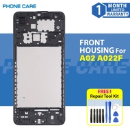 COMPATIBLE FOR SAMSUNG A02 / A022F MIDDLE FRONT HOUSING MIDDLE FRAME BEZEL BODY HOUSING REPLACEMENT 
