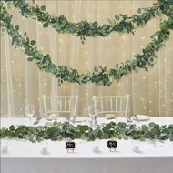 One Piece Contains Two Artificial Eucalyptus Flower Vines. Each Vine Is 70.86 Inches Long (Approxima