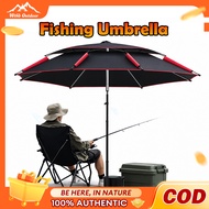WTHB Payung Mancing Besar 2.6M Big Fishing Umbrella Payung Besar Outdoor Payung camp Beach Rainproof