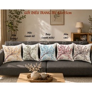 DECORATIVE EMBROIDERED PILLOW 45X45CM