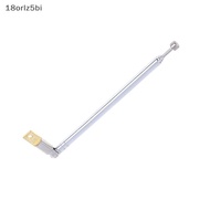 BI 1Pc 37cm 5 Section Telescopic Stainless Steel AM FM Radio Universal Antenna N