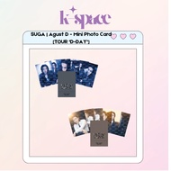 SUGA | Agust D - Mini Photo Card [TOUR 'D-DAY']
