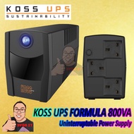 KOSS Formula 800VA / KOSS Formula 800 Line Interactive UPS Uninterruptable Power Supply Backup Power