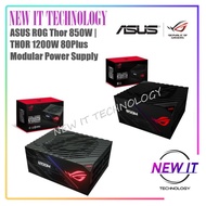 ASUS ROG THOR 80Plus Platinum &amp; Platinum II &amp; Titanium Full Modular RGB Power Supply PSU Aura Sync OLED Display ( 850w / 1000w / 1200w / 1600w )