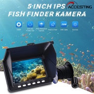 20m Underwater Fish Finder Camera 5 Inch HD IPS 1080P Display Fish Finder IR LED Night Vision Camera