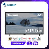 [2023 New Netflix TV] Aconatic LED Netflix TV Smart TV HD (Netflix v5.3) สมาร์ท ทีวี ขนาด 32 นิ้ว รุ่น 32HS410AN (รับประกัน 3 ปี)