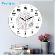 Modern Science Wall Clock Non Ticking Friend Gifts 30cm/11.81" Decorative Clock for Office Living Ro