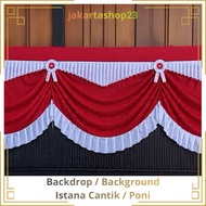 WAVE FLAG BACKGROUND 10 WAVES 8 METERS BACKDROP