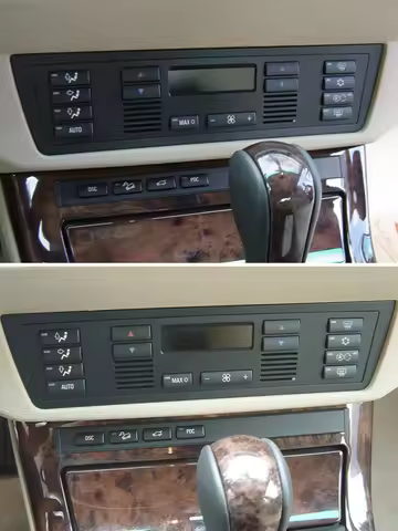 14pcs A/C Climate Control Button Car Cover For BMW X5 E53 Air Conditioning Switch Button BMW 5 Serie