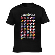All Flag Eurovision Song Contest Malmo 2024 Men'S Custom T-Shirt