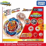 Beyblade BU Burst Ultimate B-201 Zest Achilles Customize Set Takara