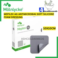 (REF 287110) Mepilex Ag 10cm x 10cm 1pc Antimicrobial Foam Dressing EXP08/2027