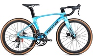 TWITTER Freedom-Disc Carbon Fiber 24" Wheel Road Bike - Blue - Rical-22S